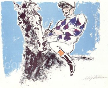 Leroy Neiman Jockey Suite Spades
